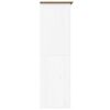 vidaXL Garderobe BODO hvit og brun 99x53,5x173 cm heltre furu