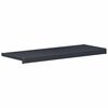 vidaXL Vinduskarmer Anthracitt med trestruktur 80 x 30 x 4,5 cm PVC