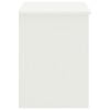 vidaXL Nattbord hvit 35x30x40 cm heltre furu