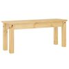 vidaXL Spisebenk PANAMA 105x30x45 cm heltre furu