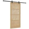 vidaXL Skyved&oslash;r ORKDAL 93 x 202 cm Konstruert tre Naturlig og svart