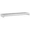 vidaXL Gittertrinn 80x24x7 cm galvanisert st&aring;l