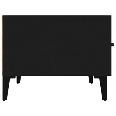vidaXL TV-benk svart 150x34,5x30 cm konstruert tre