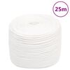 vidaXL B&aring;ttau helhvit 10 mm 25 m polypropylen