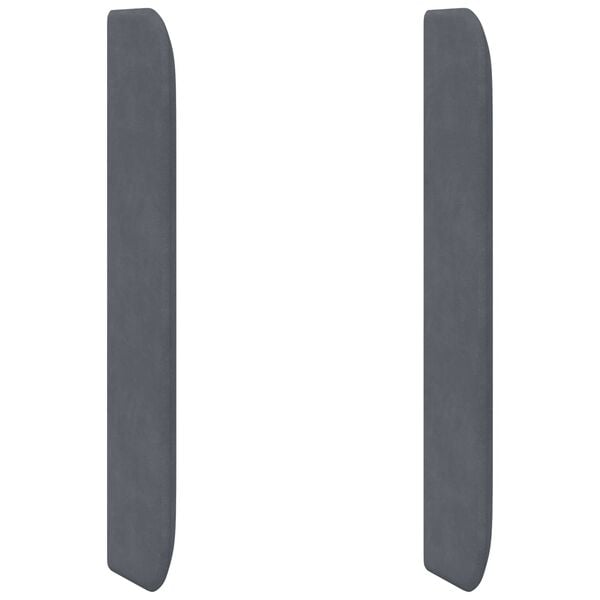 vidaXL Hodegjerde &Oslash;re Gr&aring; 80 x 16 x 4 cm Fl&oslash;yel