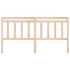 vidaXL Sengegavl 206x4x100 cm heltre furu