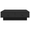vidaXL Salongbord svart 90x90x28 cm sponplate