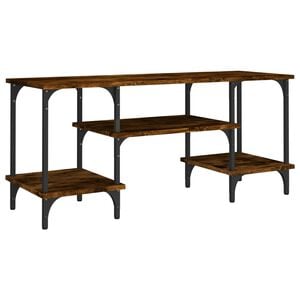 vidaXL TV-benk r&oslash;kt eik 102x35x45,5 cm konstruert tre