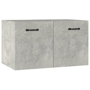 vidaXL Veggskap betonggr&aring; 60x36,5x35 cm konstruert tre