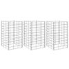 vidaXL Gabion h&oslash;ybed 3 stk 30x30x50 cm jern