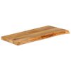 vidaXL Bordplate med naturlig kant 70x30x2,5 cm heltre mango
