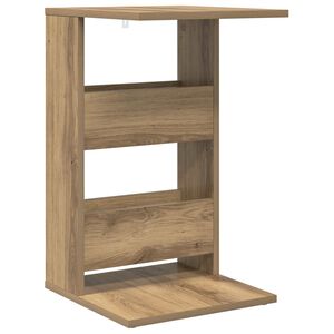 vidaXL Sidetabell Artisan Eik 40 x 35 x 60,5 cm Konstruert tre