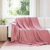 vidaXL Kastepledd 6 pcs Rosa 270 x 240 cm Fleece