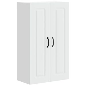 vidaXL Kj&oslash;kken veggskap med hylle Hvit 60 x 31 x 100 cm Konstruert tre