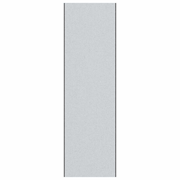 vidaXL D&oslash;rmatte Annet Gr&aring; og svart 120 x 400 cm Polypropylen og vinyl