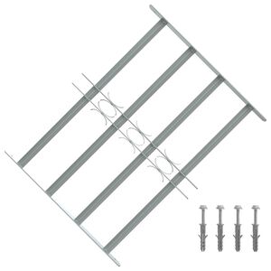 vidaXL Vindusristene 500-650 mm Galvanisert st&aring;l S&oslash;lv