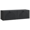 vidaXL Vegghengt TV skap Svart 98 x 31 x 30 cm Konstruert tre