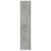 vidaXL Hylle betonggrå 40x42,5x185 cm konstruert tre
