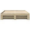 vidaXL Sengeramme uten madrass sonoma eik 150x200 cm konstruert tre