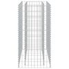 vidaXL Gabion h&oslash;ybed galvanisert st&aring;l 90x50x100 cm