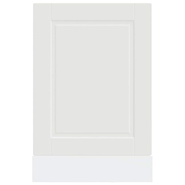 vidaXL Oppvaskmaskin panel Porto hvit 45x1,5x57 cm konstruert tre