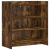 vidaXL Serviesskap R&oslash;kt Eik 75 x 36 x 80 cm Konstruert tre
