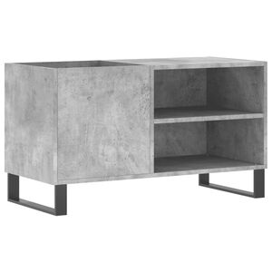 vidaXL Hifi-benk betonggr&aring; 84,5x38x48 cm konstruert tre