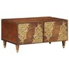 vidaXL Kaffebord Honning brun 80 x 50 x 40 cm Massiv mango tre