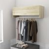 vidaXL Garderobe sonoma eik 100x32,5x35 cm konstruert tre
