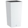 vidaXL Plantekasse med avtakbar potte hvit 11 / 26,5 L PP rotting