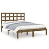 vidaXL Sengeramme honningbrun heltre 180x200 cm Super King