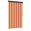vidaXL Rullegardin Flerfarget 100 x 250 cm Stoff og Aluminium