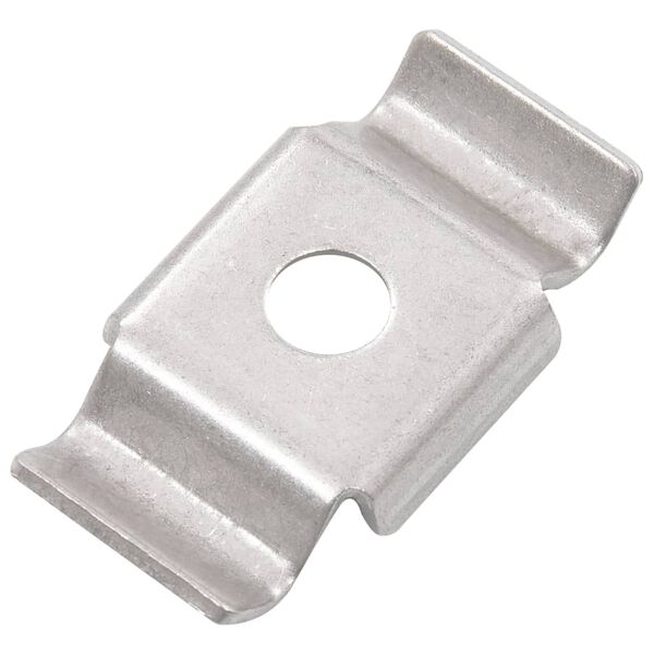 vidaXL Gjerdeklemmer butterfly 50 stk rustfritt st&aring;l