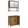 vidaXL Baderomsinnredningssett 2 stk. Brun 60 x 30 x 60 cm