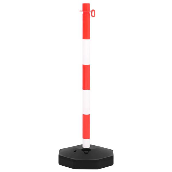 vidaXL Kjettingstolpesett 10 m plast