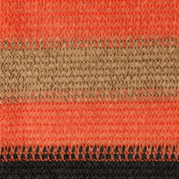 vidaXL Balkongskjerm flerfarget 90x500 cm HDPE