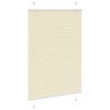 vidaXL pliss&eacute;gardin krem 95x100 cm Stoff Bredde 94,4 cm Polyester