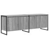 vidaXL TV-skap 140 x 36 x 49.5 cm Gr&aring; Sonoma Konstruert tre