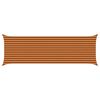 vidaXL Solskygge seil Oransje og Brunt 6 x 2 m 100% polyester Oxford