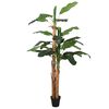 vidaXL Kunstig banantre 18 blader 150 cm gr&oslash;nn