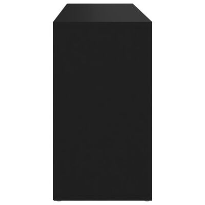 vidaXL Skobenk svart 103x30x54,5 cm sponplater