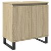 vidaXL Servantskap sonoma eik 58x33x60 cm konstruert tre