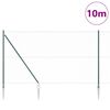 vidaXL Gjerdep&aring;le gr&oslash;nn 10 x 1,6 m (25 mm mesh) St&aring;l og PVC