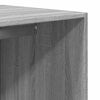 vidaXL Garderobe grå sonoma 80x50x200 cm konstruert tre