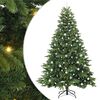 vidaXL Kunstig juletre med 300 LED med stativ gr&oslash;nn 240 cm PE og PVC