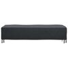 vidaXL Loungerdeksel Ensfarget Svart 74 x 210 x 40 cm stoff