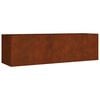 vidaXL H&oslash;ybed 280x80x80 cm cortenst&aring;l