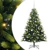vidaXL Kunstig Hengt Julegran med 150 LED-lys gr&oslash;nn 150 cm PVC og PE