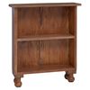 vidaXL Hyller med hylle Brun 47 x 16 x 55 cm Massiv Mahogni Tre