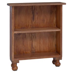 vidaXL Hyller med hylle Brun 47 x 16 x 55 cm Massiv Mahogni Tre